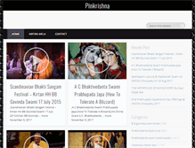 Tablet Screenshot of pinkrishna.com